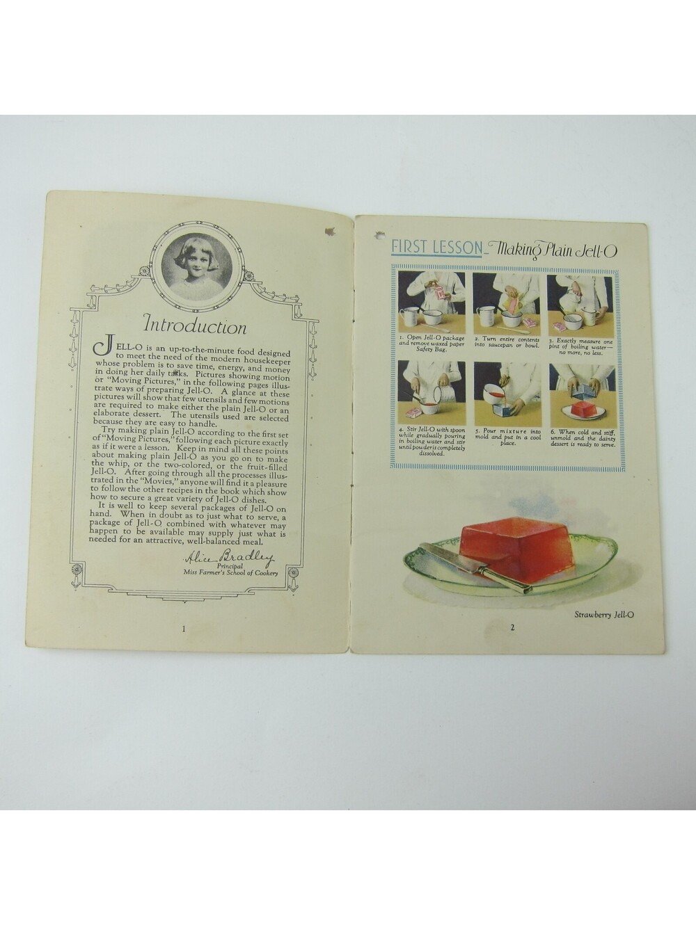 Jell-O Recipe Booklet Antique 1922 Norman Rockwell Cover Genesee Pure Food Co.